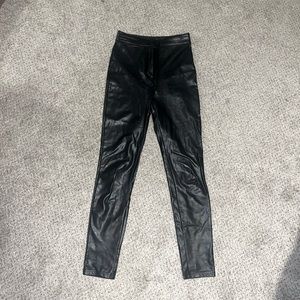 ARITZIA Babaton High-Rise Vegan Leather Pants